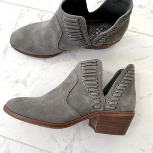 Vince Camuto Prevista Gray Ankle Boots